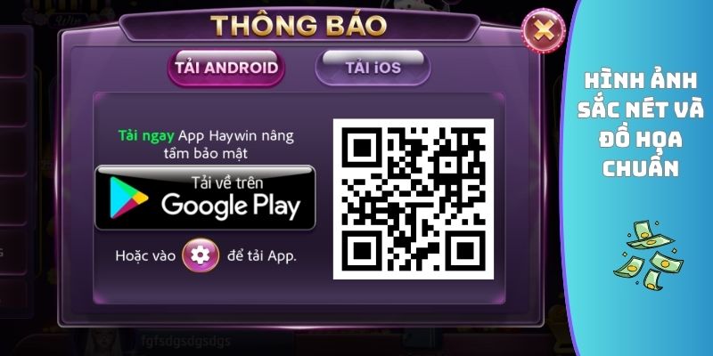 Hình ảnh sắc nét và đồ họa chuẩn